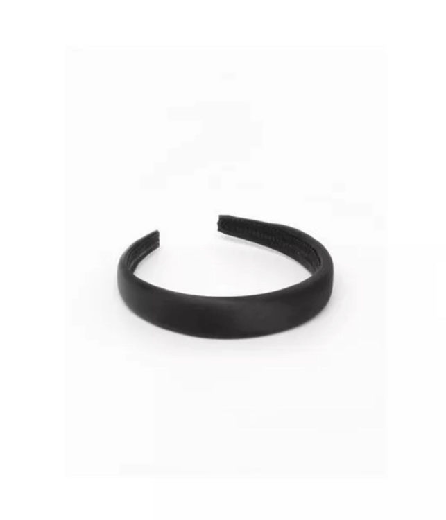 Picture of 7527 / 5275 BLACK SATIN PADDED FABRIC ALICEBAND